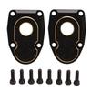 2 PCS Brass Portal Covers Black Stability Portal Steering Knuckle Cap for Axial Capra SCX10 III AR45P 1 10