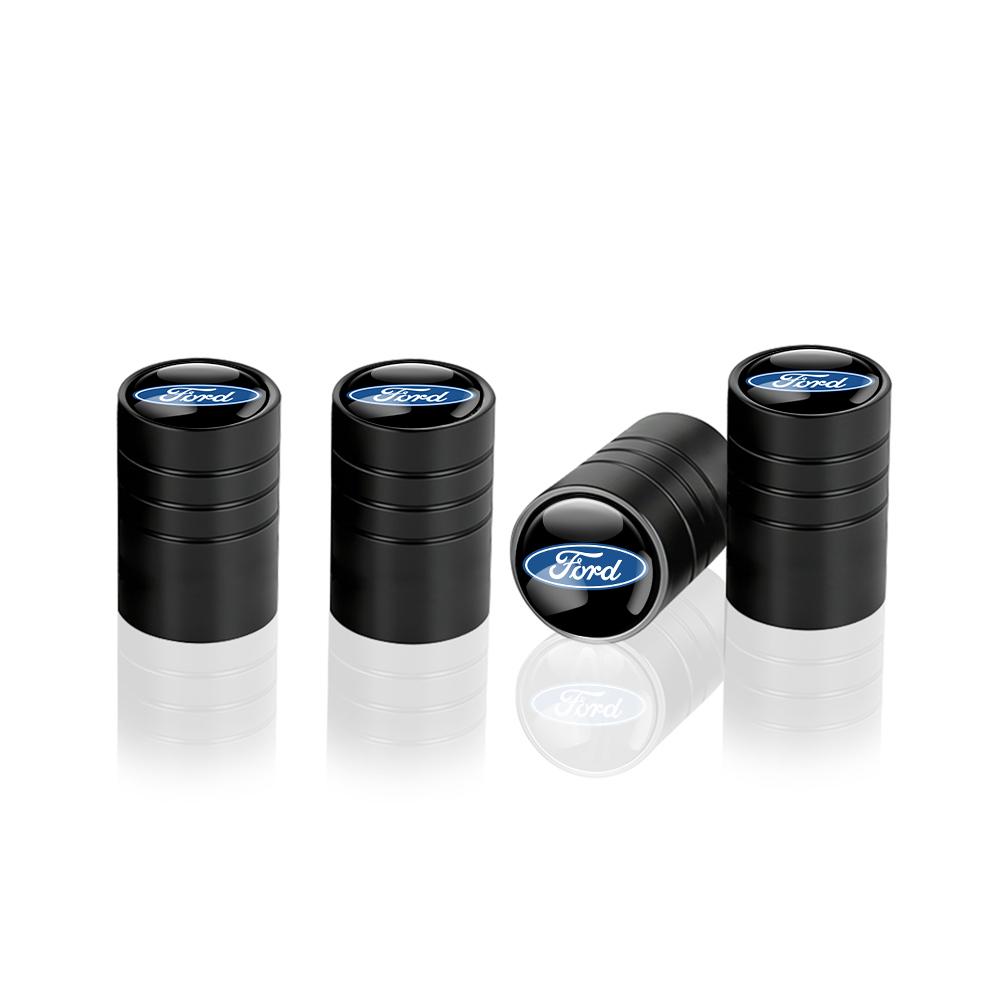 4Pcs Metal Car Wheel Tire Valve Cap Dustproof Cover Accessories For Ford Focus MK2 mk3 Fiesta mk7 Ranger Mondeo mk4 S-MAX Kuga