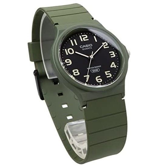 CASIO analog wristwatch Chipkashi Cheap MQ-24UC-3B urethane belt unisex matte green overseas model