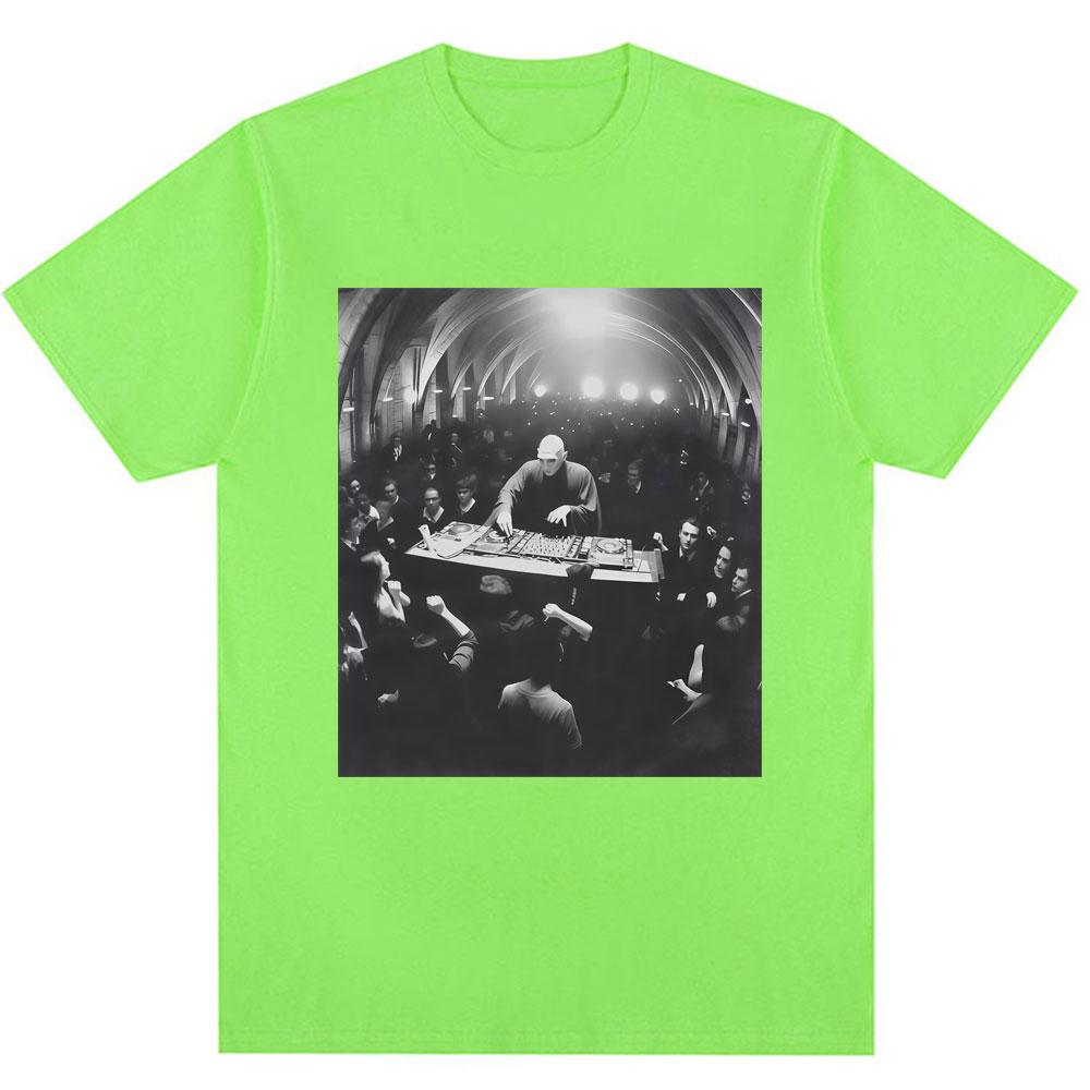Funny Dj Dark Lord Meme Graphic Tshirt Wizard Rave Party Fashion Vintage T Shirts Unisex Unisex Loose Cotton Classic Street T Shirt