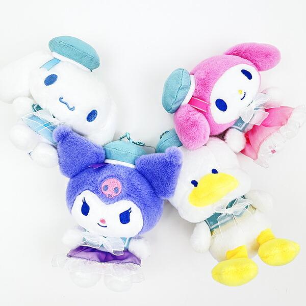 Sanrio My Melody Plush Mascot Keychain Sherbet Marine Series Sanrio