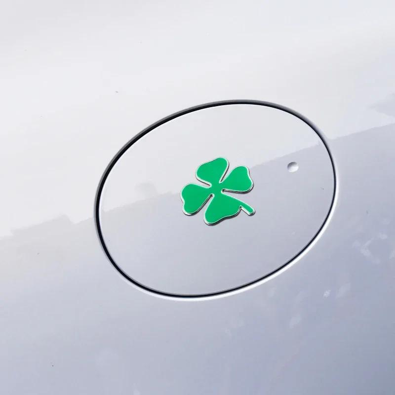 Yridp5 Зеленый Логотип Четырехлистник Наклейка для Alfa Romeo 147 156 166 159 Mito Giulietta Giulia Spider Наклейка Значок на Крыло Кузова Автомобиля