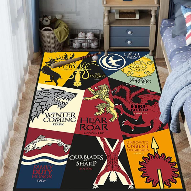 Daenerys's Resolve: Faith Power carpet Living room and bedroom mats Suitable for all seasons Art Doormat Dormitory decoration