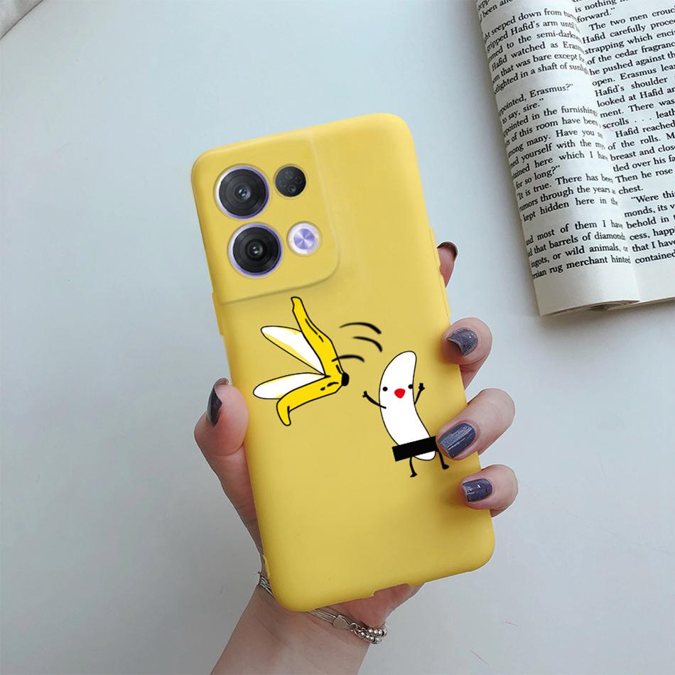 Чехол для Oppo Reno 8 Чехол OPPO Reno 8 Pro plus Reno8 4G 5G Милый Мультяшный Чехол для Телефона с Кактусом Защитный Ударопрочный Мягкий Задний Чехол
