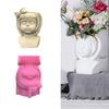 Горшок для цветов с бантом для девочки, силиконовая смоляная форма, DIY формы для суккулентов, поделки