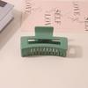 8.5CM x 10.5CM Rectangular Matte PS Hair Clip - Simple Shark Hair Accessory