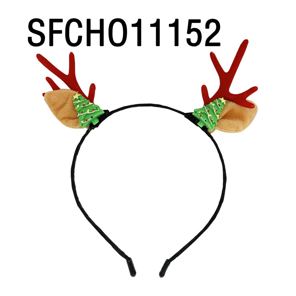 Рождественская повязка на голову рождественский колокольчик из рога лося с блестками рождественская повязка для волос с новым годом реквизит для фотосессии веселый рождественский декор подарки для детей