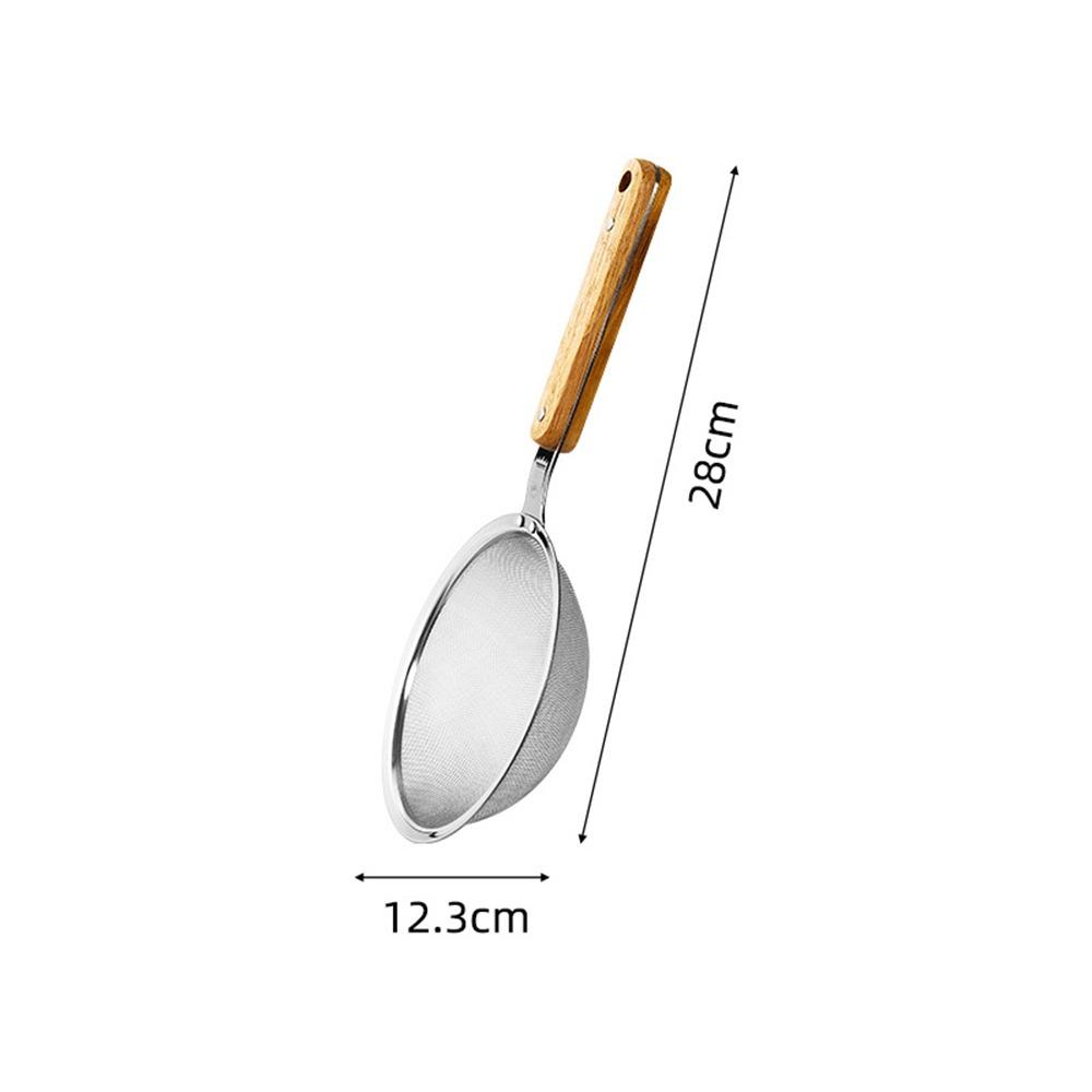 Stainless Steel Food Strainer Colander Rust-Proof Cocktail Sieve New Tea Strainer for Kitchen