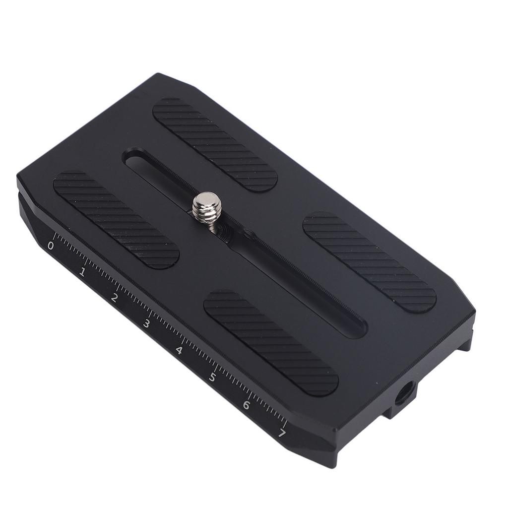 Быстросъемная площадка для головки штатива Алюминий Резьбовое отверстие 1/4 дюйма Шкала для QR-пластины Arca для Zhiyun