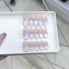 Плетеный вручную доспех Бабочка Трехмерный циркон Бриллиант Бант Кошачий глаз Стиль Высокий класс Чистый темперамент Наклейка для ногтей