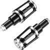 Kaedear Adjustable Bar Ends for Handlebar for Yamaha Motorcycles, Weights, KDR-BE2-YM16-S (Silver/Black, M16)