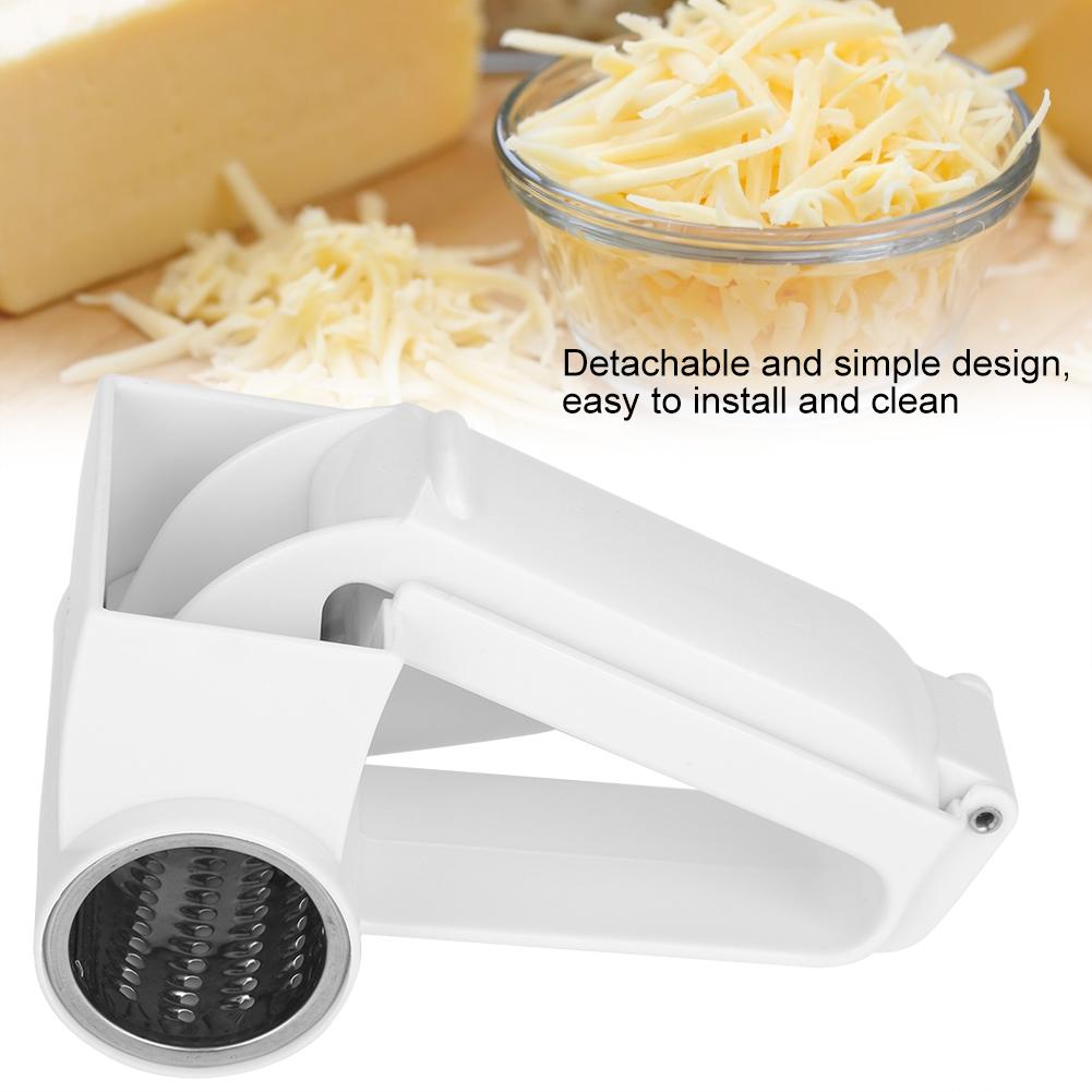 Manual Rotary Cheese Grater Stainless Steel Vegetables Cutter Slicer Shredder