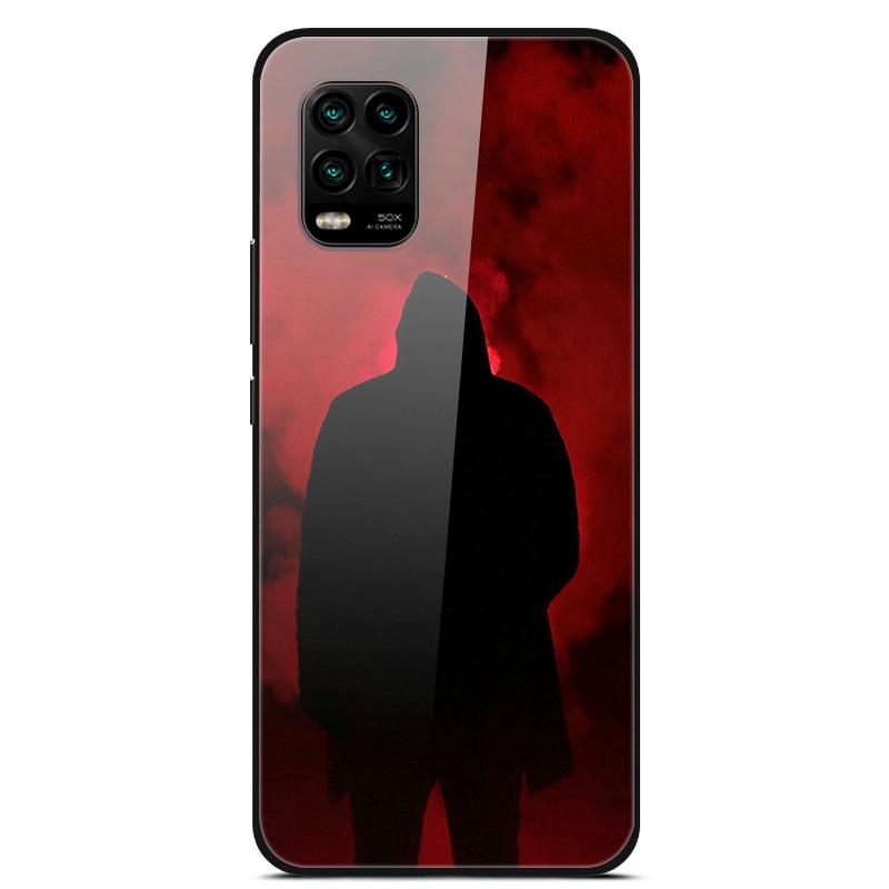 For Xiaomi Mi 10 Lite 5G Case Tempered Glass Hard Back Cover For Xiaomi Mi 10 10T Lite Pro Case Fundas For Xiaomi mi10 Lite Capa