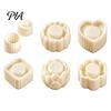 DIY Mooncake Maker Set Double-Headed Mold, Sunflower Pattern Reusable ABS Hand-Press Detachable Easy Professional Pastry Embosser Cleaning Kitchen