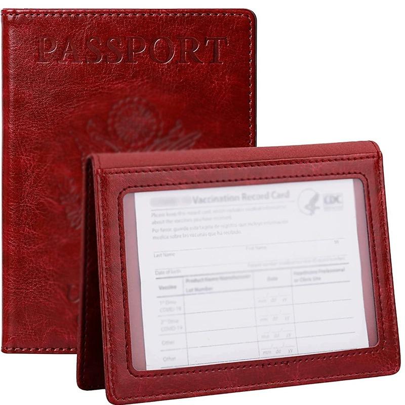 Высококачественный чехол-кошелек для паспорта, дорожные принадлежности, блокировка RFID, кожаный картхолдер, предметы первой необходимости для международных путешествий, дорожный аксессуар