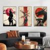 Japanese Landscape Samurai Geisha Bonsai Torii Gate Sakura Art Poster Canvas Painting Wall Prints Picture for Room Home Decor
