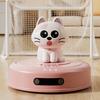 Робот-пылесос Кошка Игрушечная машинка для уборки Мультяшный котенок Инерционный привод Оттяни и отпусти Машинка-уборщик Образовательная игрушка Для малышей Мальчики Девочки