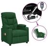 VidaXL Electric Massage Armchair Dark Green Fabric 3098833