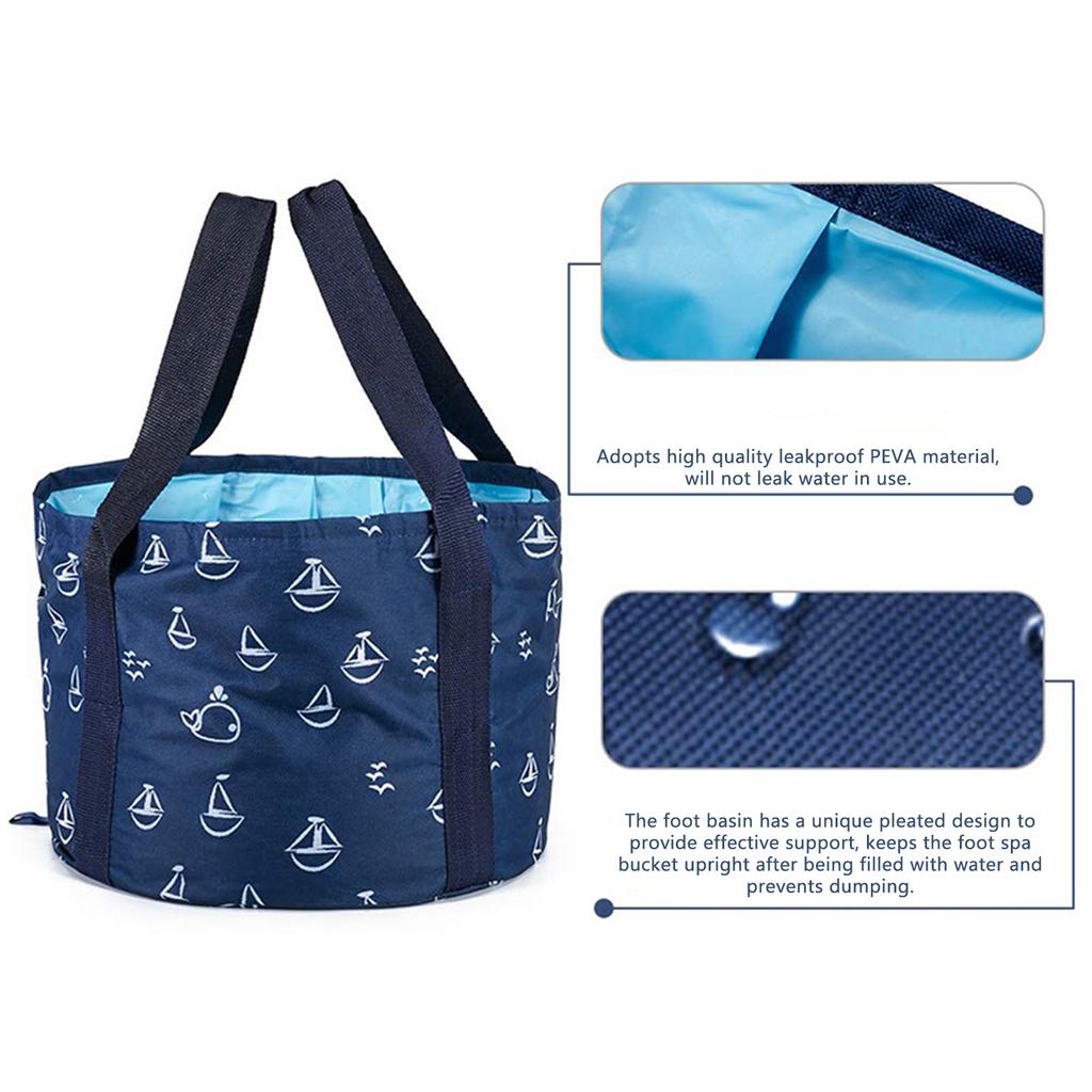 25л большая складная ванна для ног, портативная дорожная ванна для ног, домашний педикюр, спа для ног, складной
