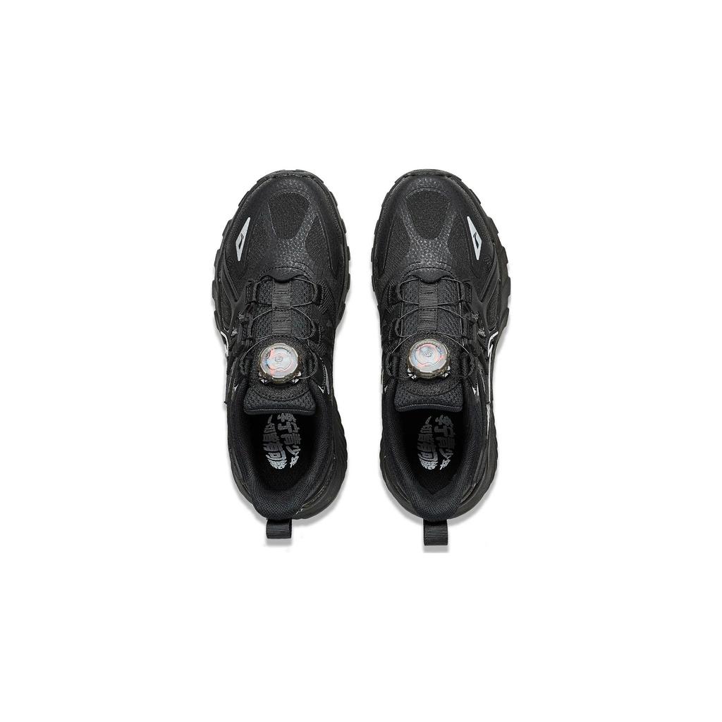 Li Ning Kids Flash Shadow V6 Удобная амортизирующая прочная повседневная обувь Детская обувь черного цвета YKCT134-3