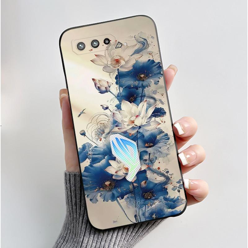 Чехол для Asus Rog Phone 5 Rog 5s ZS673KS ZS676KS Чехол Роскошный Дракон Милый Крутой Для Мальчиков Девочек Мягкий Черный Матовый Силиконовый Задний Чехол