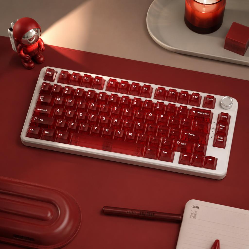 Xiaomi Новые 132 клавиши Английские Cherry Height ПК Полностью прозрачные колпачки клавиш Механическая клавиатура Пользовательские многоязычные колпачки клавиш для клавиатуры MX