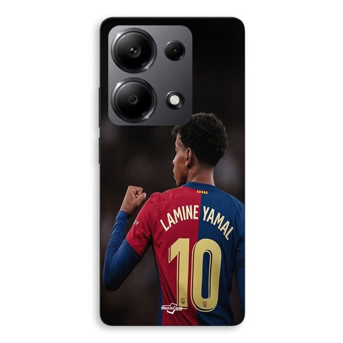 Coque de téléphone - MANIACASE - Xiaomi Redmi Note 13 Pro 4G - Silicone - Souple - FC Barcelone