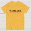 Great Eagles Postal Service Cotton Casual Cool Loose T-Shirt