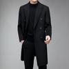 Firstview Мужское деловое повседневное двустороннее шерстяное пальто