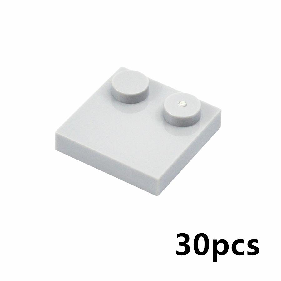 33909 Tile Accessories DIY Plastic Plates 30Pcs Building Blocks 2x2 Modified Thin Bricks MOC Compatible Educational Toys for Kid
