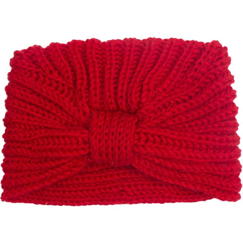 Autumn and Winter New Baby Solid Color Wool Hat, Children's Creative Knotted Pullover Hat, Baby Hat