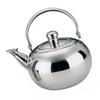 14cm Household Silver Teapot Thickened Stainless Steel Filter Infuser Tea Pot Kettle Maker for