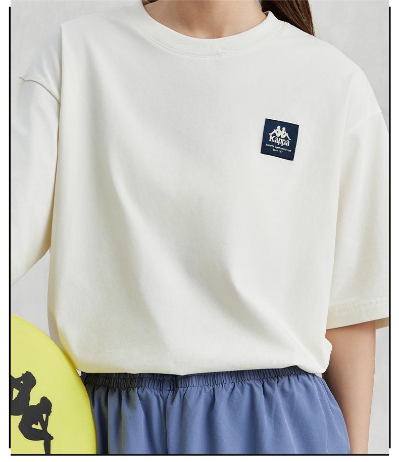 Kappa Short Sleeve New Men's and Women's Summer Cycling Shirt Casual T-shirt Letter Half Sleeve
