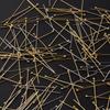 100 шт./Лот Высококачественные Штыри с Шариковой Головкой из Нержавеющей Стали Для Изготовления Бижутерии, Аксессуары-Соединители с Круглой Головкой PVD