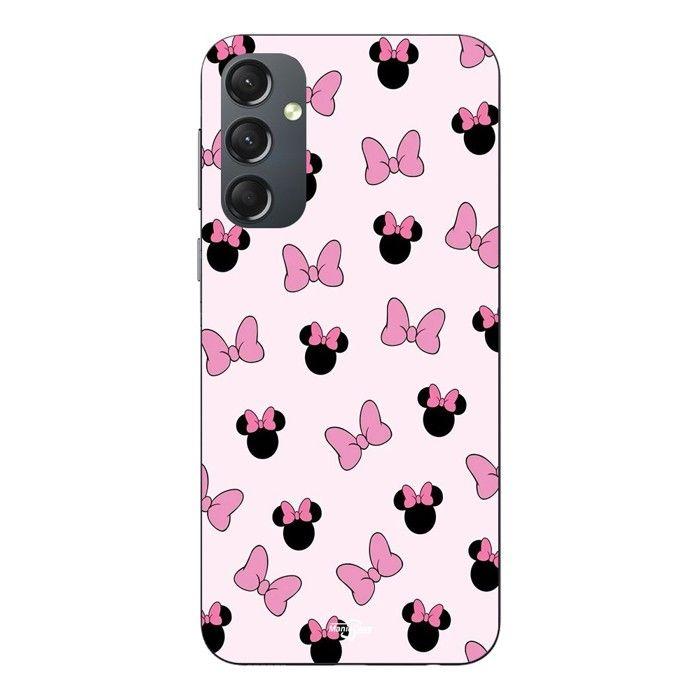 Coque de téléphone - MANIACASE - Samsung Galaxy A54 - Silicone - Souple - Minnie noeud rose