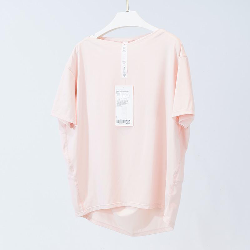 Женский летний ледяной нейлоновый топ для йоги - Защита от солнца, Дышащий, Высокая эластичность, Свободный крой, Удобный короткий рукав для фитнеса