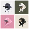 Cotton Strappy Scarf Hat Korean Style Letter Hair Scarf Fashion Vintage Baseball Cap  Girl
