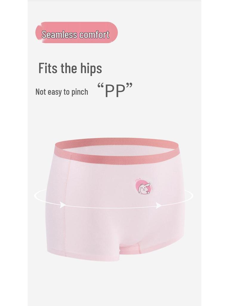 Girls' Seamless Boxer Briefs: Lightweight, Breathable Underwear for Medium & Large Youths