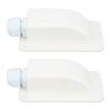 2Set 6mm² to 12mm² Cable Solar Cable Entry Gland White Single Cable Entry Solar Cable Entry Gland Housing Waterproof Design