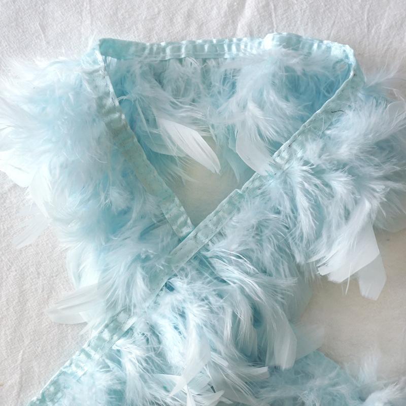 1 метр Натуральная отделка бахромой из перьев индейки 4-6 дюймов Пушистая лента из перьев марабу для рукоделия, шитья, украшения свадебного платья