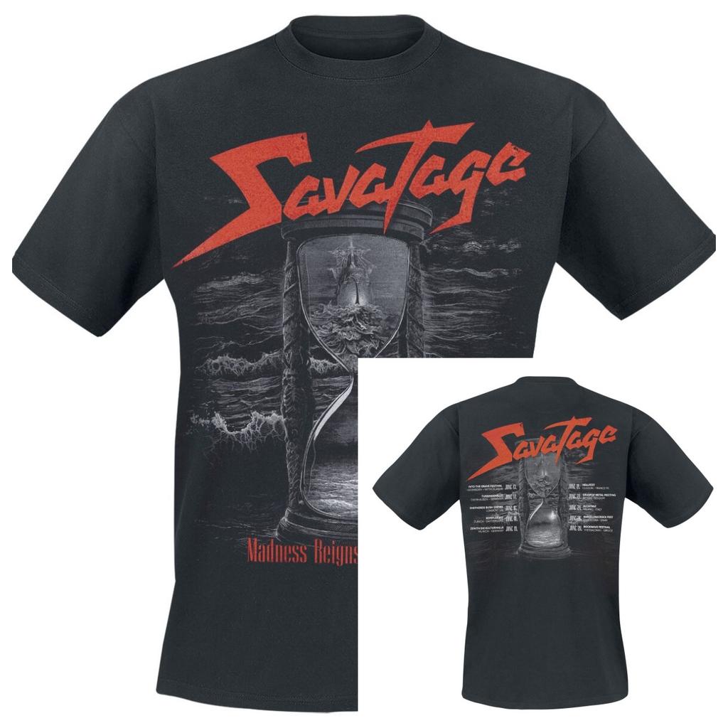 Новая хлопковая футболка Savatage для группы, унисекс, летняя, с коротким рукавом, модный бренд, футболка, роскошная, повседневная, винтажная
