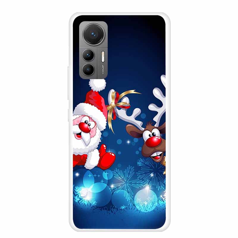 Чехол для Xiaomi Redmi K50 Ultra Рождественский Мягкий Силиконовый Задний Чехол Чехол для Телефона для Redmi K50 Extreme Edition Прозрачный Мультяшный Funda