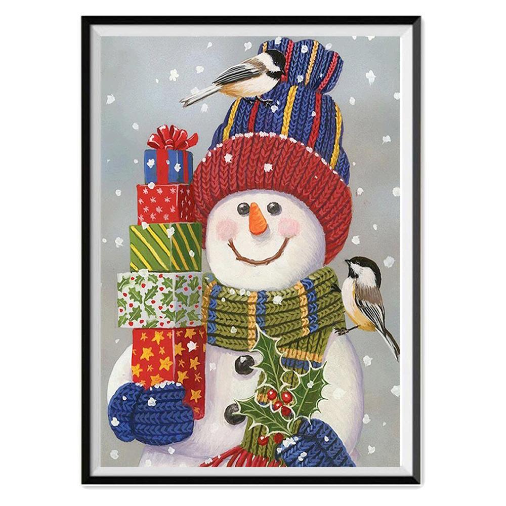 5D Diamond Painting Full Diamond Santa Round Diamond Mosaic Pattern Home Decoration Diy Handmade