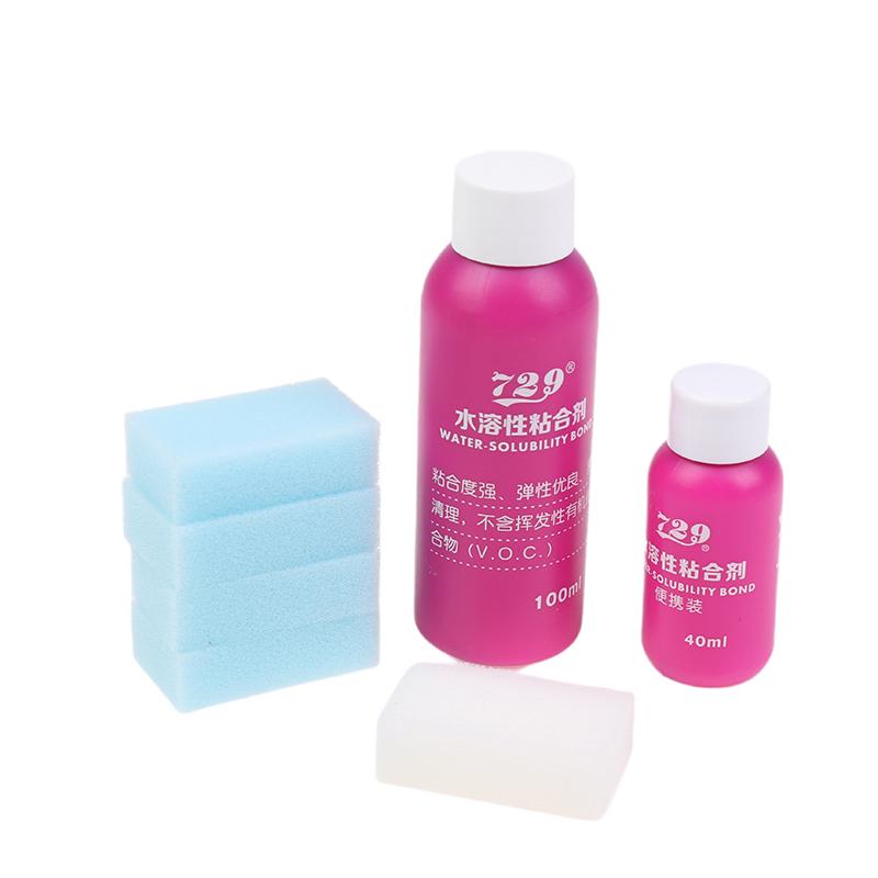 Водорастворимый клей для накладок для настольного тенниса, без ЛОС, профессиональный неорганический клей для пинг-понга