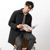 Mens Mid-Length Down Jacket Winter Warm Casual Business Style White Duck 86-90% Fill Power 680