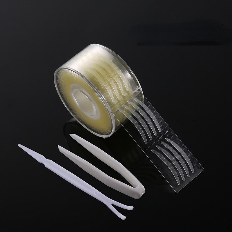 600 шт. S/L макияж, прозрачная серая, бежевая полоса для век, большие глаза, невидимая двойная складная лента для теней для век, наклейка, инструмент для красоты, ZPG