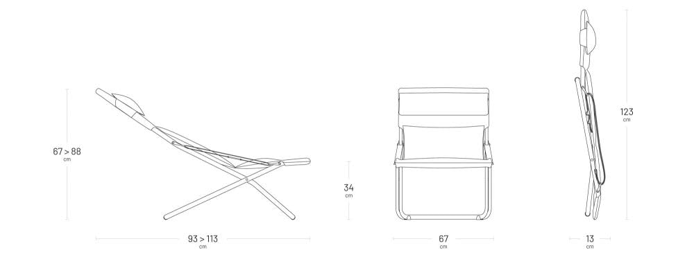 Lafuma Chair Brown LFM2865