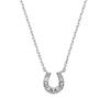 Vendome Necklace K10 White Gold Diamond Horseshoe GJBN012040DI [Official] [VIH Aoyama] 0.02ct