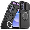 Вращающийся на 360° магнитный чехол для телефона для Samsung Galaxy A17 5G S25 FE A16 A56 A36 A55 A35 A15 S24 Ultra S22 S21 S23 Plus
