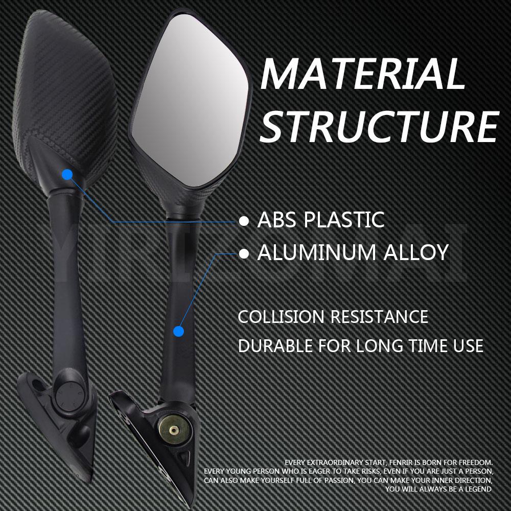 2 Pcs Motorcycle Side Mirror Black Plastic Rearview Mirror for Yamaha XMAX 300 400 125 250 2017 2018 Motorcycle